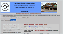 Desktop Screenshot of handguntrainingspecialists.com